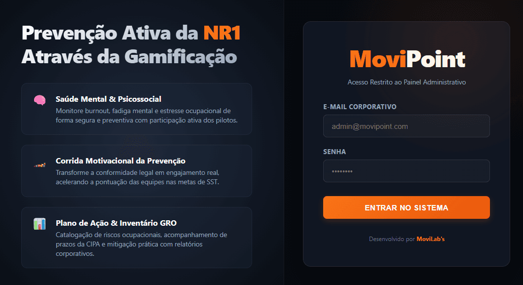 MoviPoint Dashboard